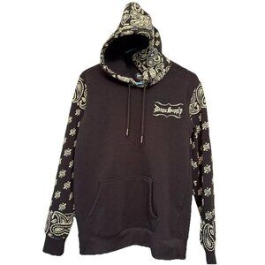 Paisley Snoop‎ Dogg Bandana SZ XS Hoodie Dogg Supply HYGGE Streetwear